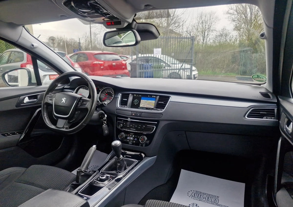 Peugeot 508 cena 42900 przebieg: 182000, rok produkcji 2014 z Kwidzyn małe 781